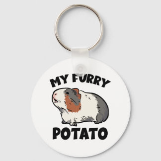 My furry potato guinea pig key ring