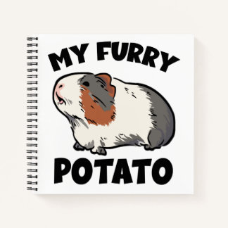 My furry potato guinea pig notebook