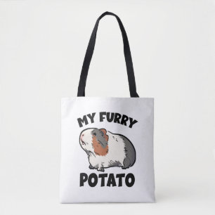 My furry potato guinea pig tote bag