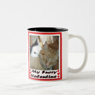 My Furry Valentine Two-Tone Coffee Mug