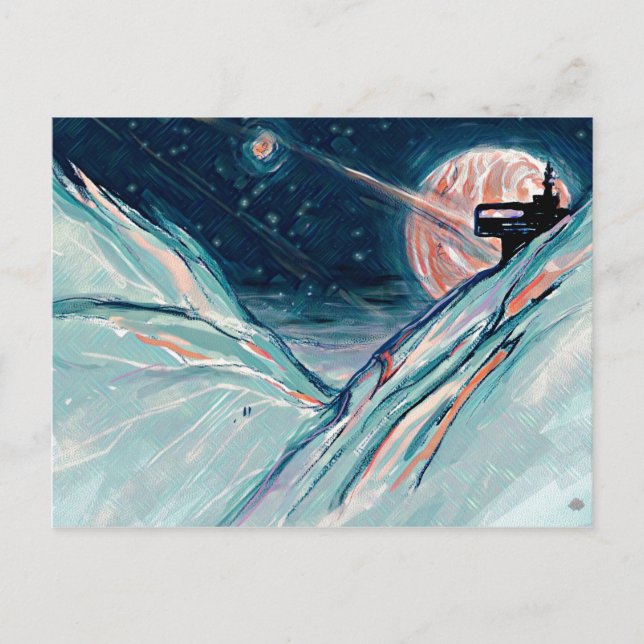 My Future Home in Space Postcard (Front)