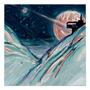 My Future Home in Space Poster