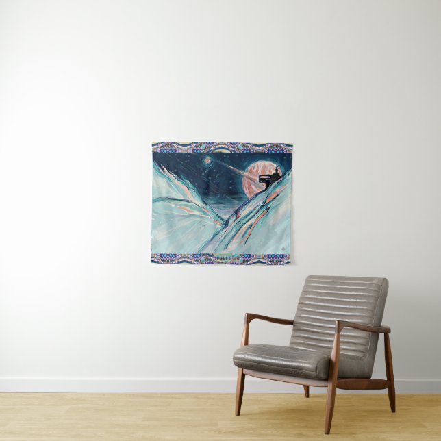 My Future Home in Space Tapestry (In Situ (Horizontal))