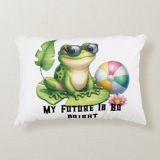 My Future is so bright Decorative Cushion (Front)