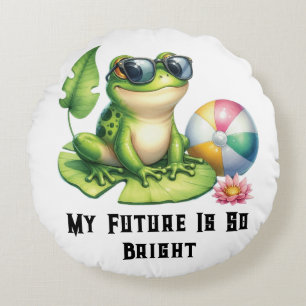 My Future is so bright Round Cushion