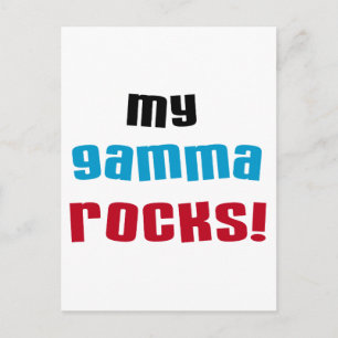 My Gamma Rocks T-shirts and Gifts Postcard