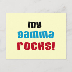 My Gamma Rocks T-shirts and Gifts Postcard