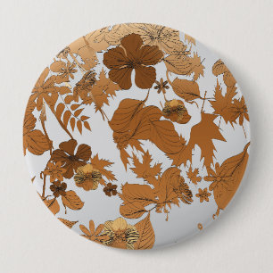 My Garden Flowers III 10 Cm Round Badge