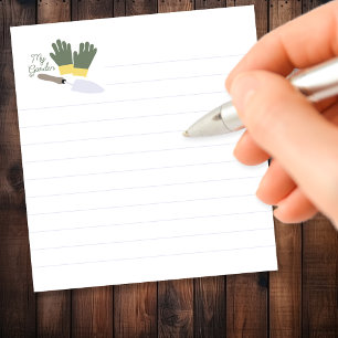 My Garden Lined Notepad