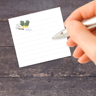 My Garden Lined Post-it Notes