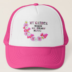 My Garden Makes My Heart Sing, Ladies Truckers Hat