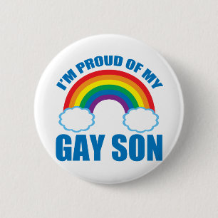 My Gay Son 6 Cm Round Badge