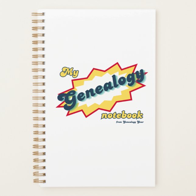 My Genealogy Notebook Planner (Front)