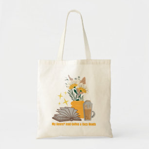 My genre? Iced coffee and cosy reads Tote Bag