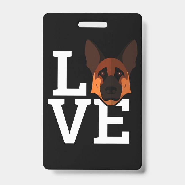 My German Shepherd ID Badge (Front)