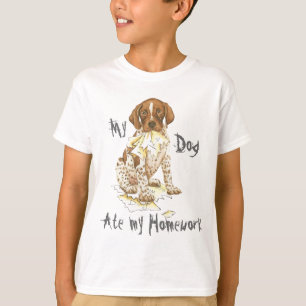 My German Shorthaired Pointer Ate My Homework T-Shirt