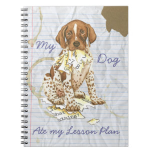 My German Shorthhaired Pointer Ate My Lesson Plan Notebook