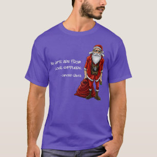 My Gifts Are From Local Suppliers Hipster Santa Cl T-Shirt