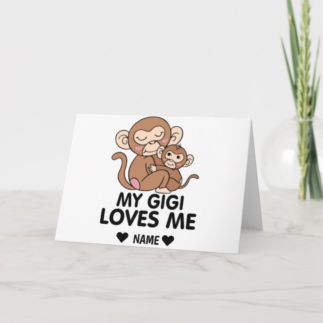 My Gigi Loves Me Card (Front)