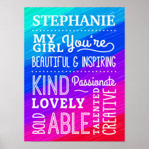 My Girl Amazing Compliments Poster