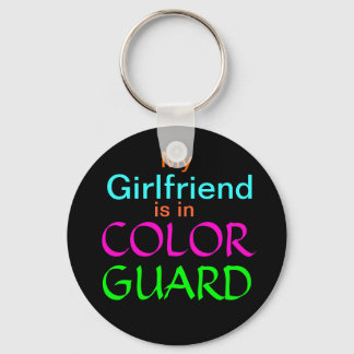 My Girlfriend is in Colour Guard Key Ring