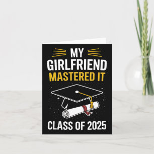 My Girlfriend Mastered It Masters Degree Cl Of 202 Card