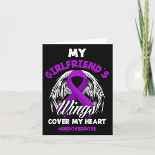 My Girlfriend's Wings Cover My Heart End Overdose  Card