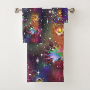 My Glamourous Funky Disco Pattern Bath Towel Set