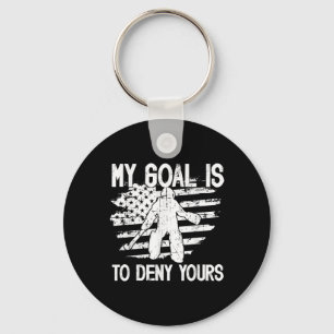 My Goal Field Hockey Goalie Field Hockey Goalkeepe Key Ring