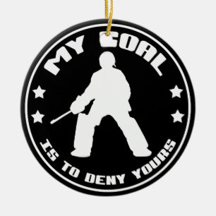 My Goal, Field Hockey Goalie Ornament