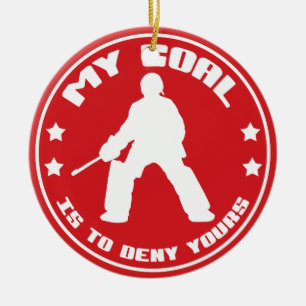 My Goal, Field Hockey (red) Ornament