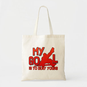 My Goal, Hockey Goalie tote bag