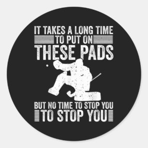 My Goal Is To Deny Yours - Field Hockey Goalie _1 Classic Round Sticker