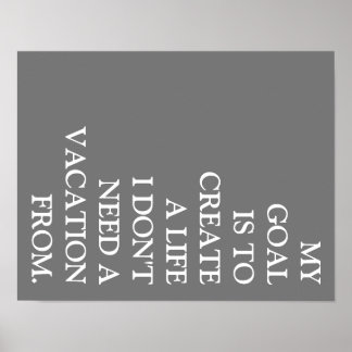 MY GOAL POSTER BY GINA