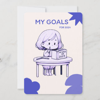 MY GOALS FOR 2024 KIDS CARDS