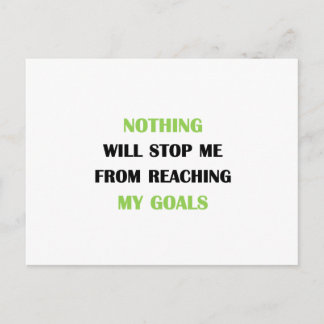 My Goals Postcard