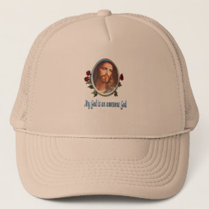 My God is a awesome God Bible verse Trucker Hat