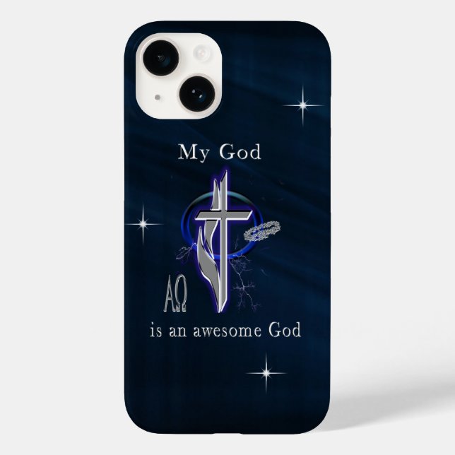 My God is an Awesome God Case-Mate iPhone Case (Back)