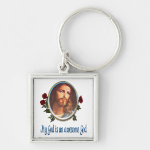 My God is an awesome god Christian Mugs Key Ring