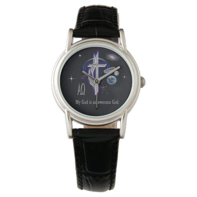 My God is an awesome God Watch (Front)