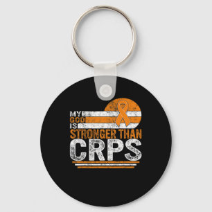 My God Is Stonger Complex Regional Pain Syndrome F Key Ring