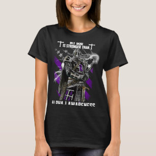 My God Is Stronger Than Alpha 1 Awareness T-Shirt