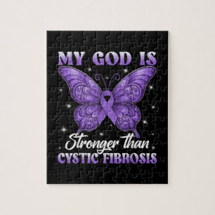 My God is Stronger Than Cystic Fibrosis Jigsaw Puzzle