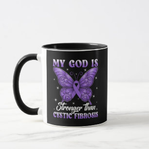 My God is Stronger Than Cystic Fibrosis Mug