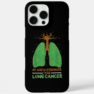 My God Is Stronger Than Lung Cancer iPhone 16 Pro Max Case