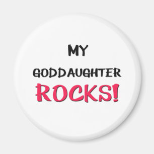 My Goddaughter Rocks Magnet