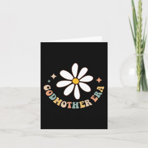 My Godmother Era Lover Groovy Retro Mothers Day On Card