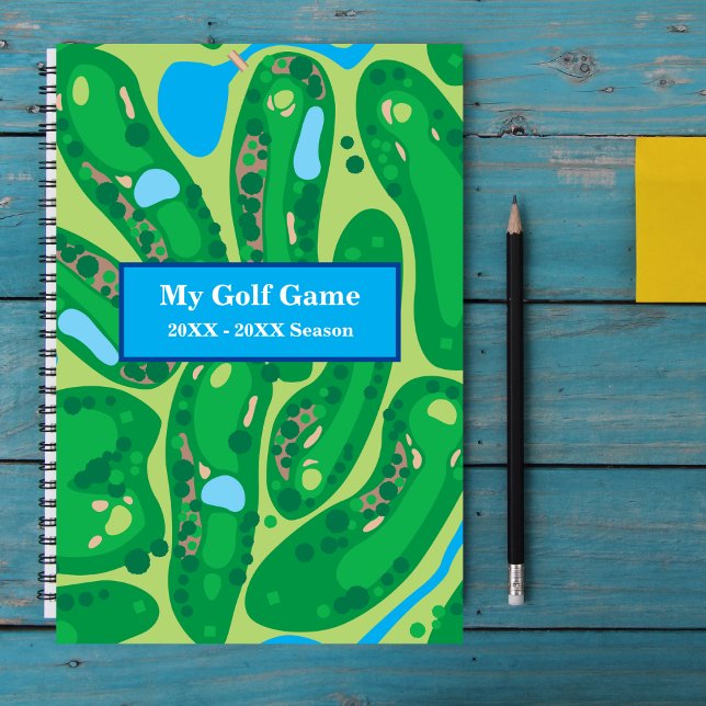 "My Golf Game" Personal Journal (Customize text on cover.)