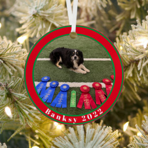 My Good Dog Photo Christmas Metal Tree Decoration