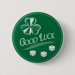 My Good Luck Bunco Button
